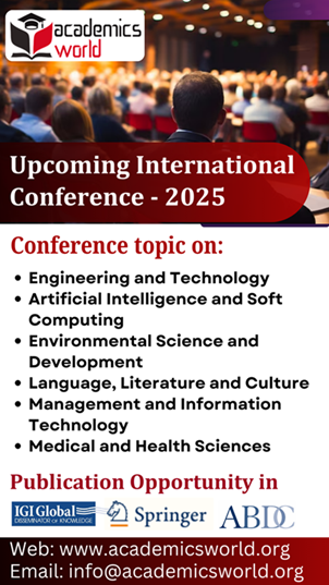 Upcoming International Conference for 2025